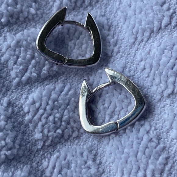 💕HP💕 18k white gold Diamond earrings purchased in Italy 🇮🇹 - appraisal included - Picture 12 of 17